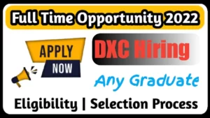 DXC Hiring for Associate Professional Software Engineer