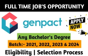 Genpact Recruitment Drive 2024