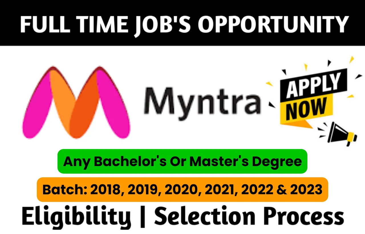 Myntra Recruitment Drive 2023