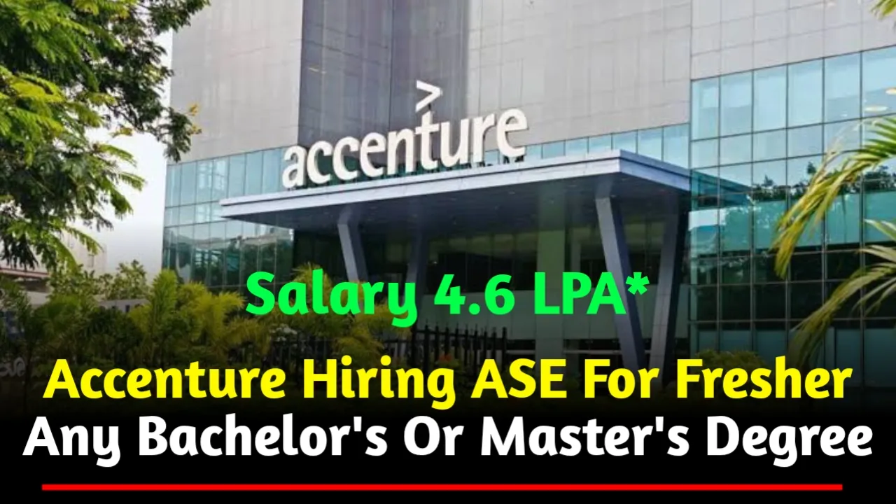 Accenture Hiring Freshers 2024