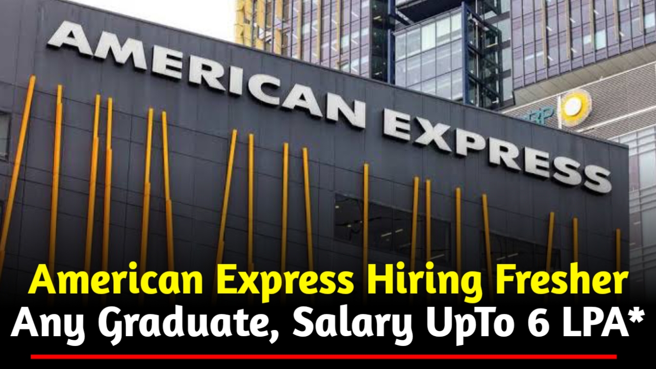 American Express Fresher Recruitment 2024